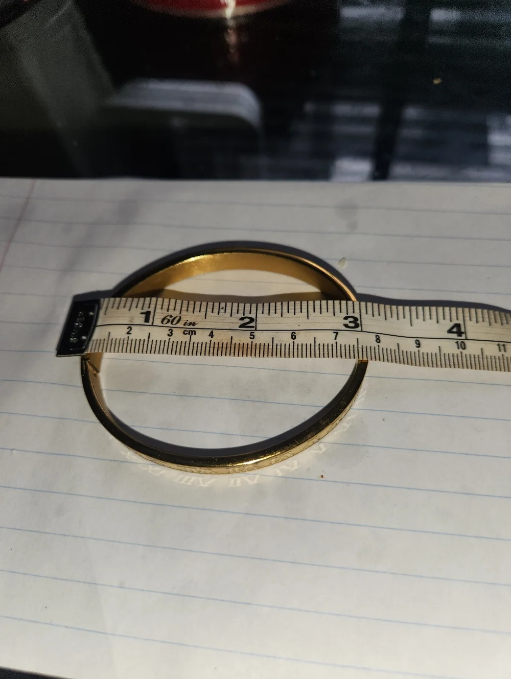 Gold Roman‎ Numeral Bangle Bracelet